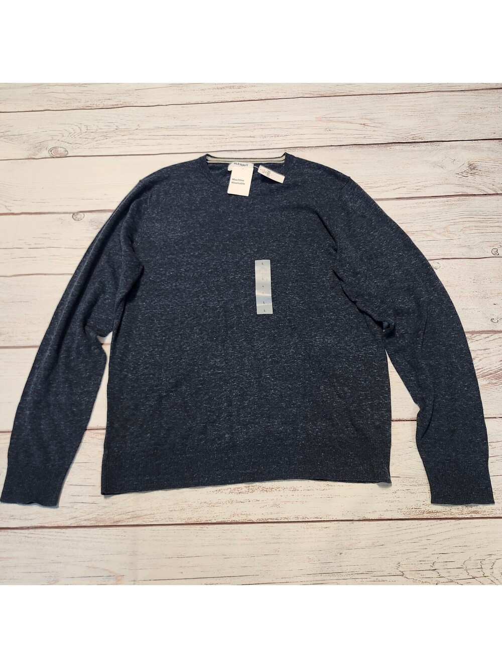 Old Navy Men's Large Blue Crew Neck Sweater NWT